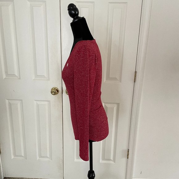 Abercrombie & Fitch V-neck Long Sleeve Shirt - Picture 3 of 11